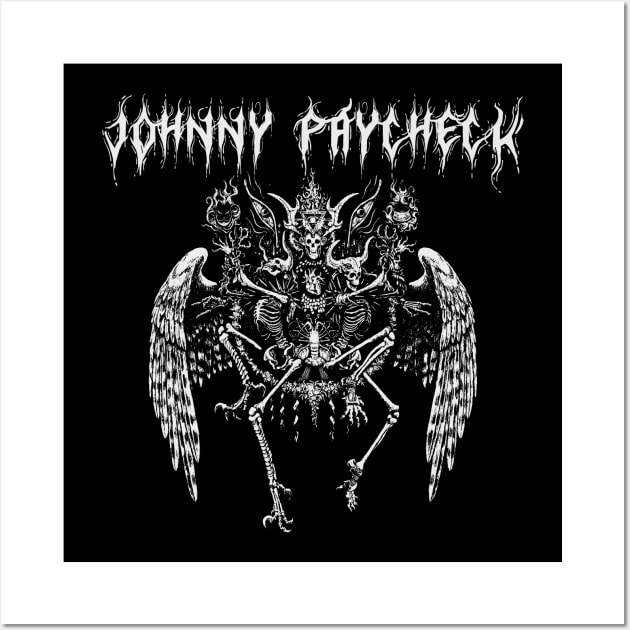 johnny paycheck ll darknes Wall Art by low spirit